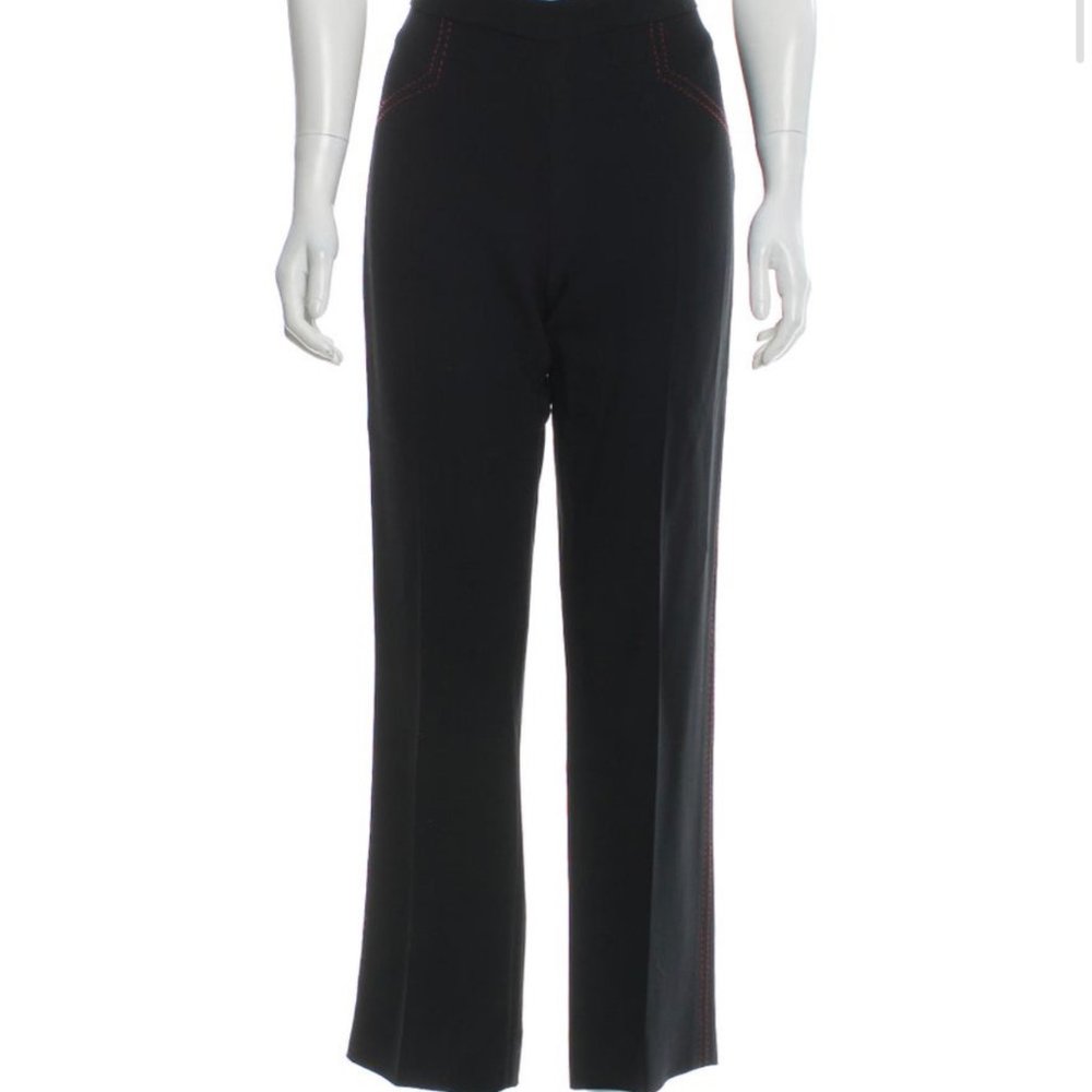 Valentino High-Rise Straight Leg Pants